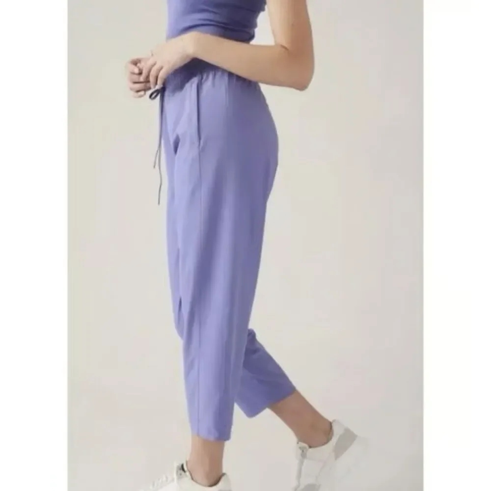 Athleta Arrival Pant Dark Adonis Blue Purple Active Pants Athleisure SIZE 4